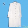 Blouse blanche de laboratoire 100% coton - S